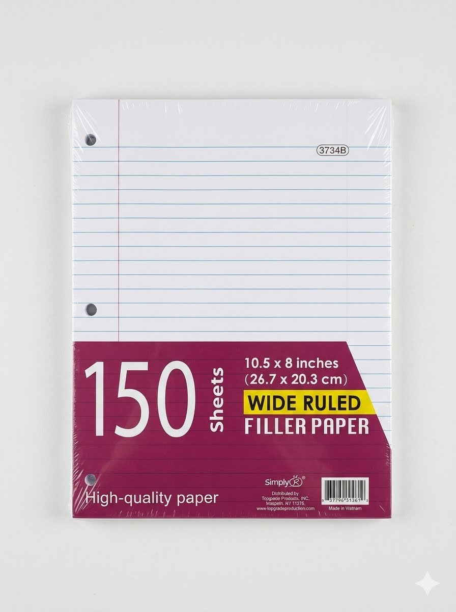 150 CT W-R Filler Paper