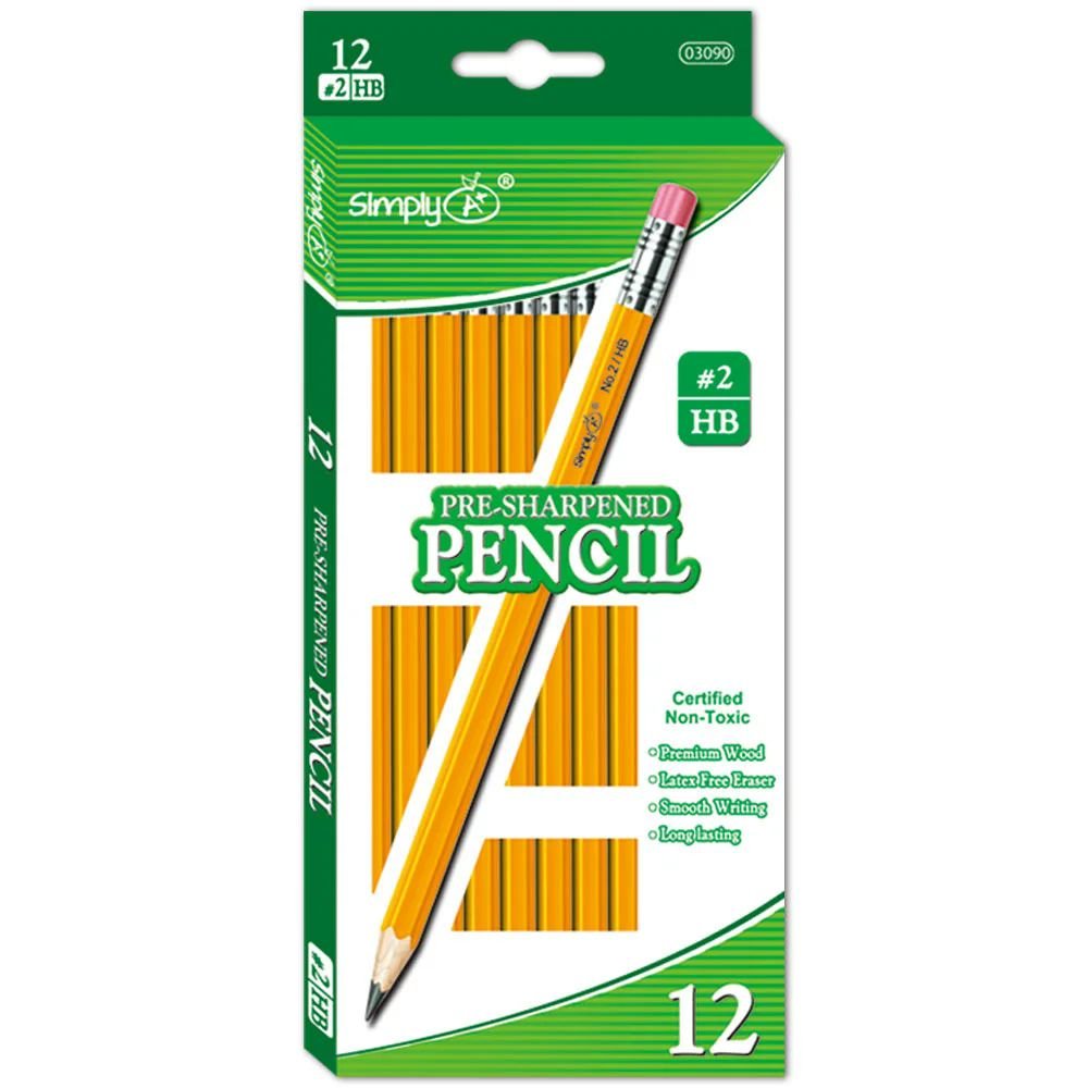 No. 2 Pencils - Yellow HB (12-Pack)