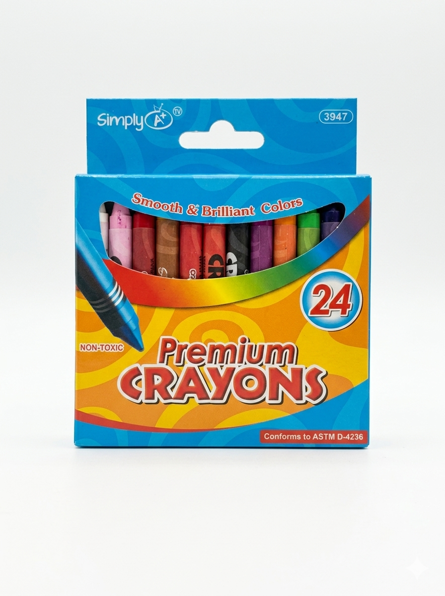 24 CT Washable Crayons