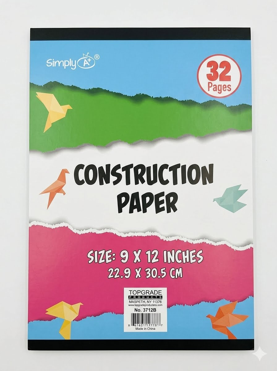 32 CT Construction Pad 9x12"