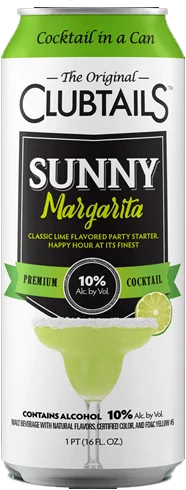 Clubtails Sunny Margarita 16oz Can