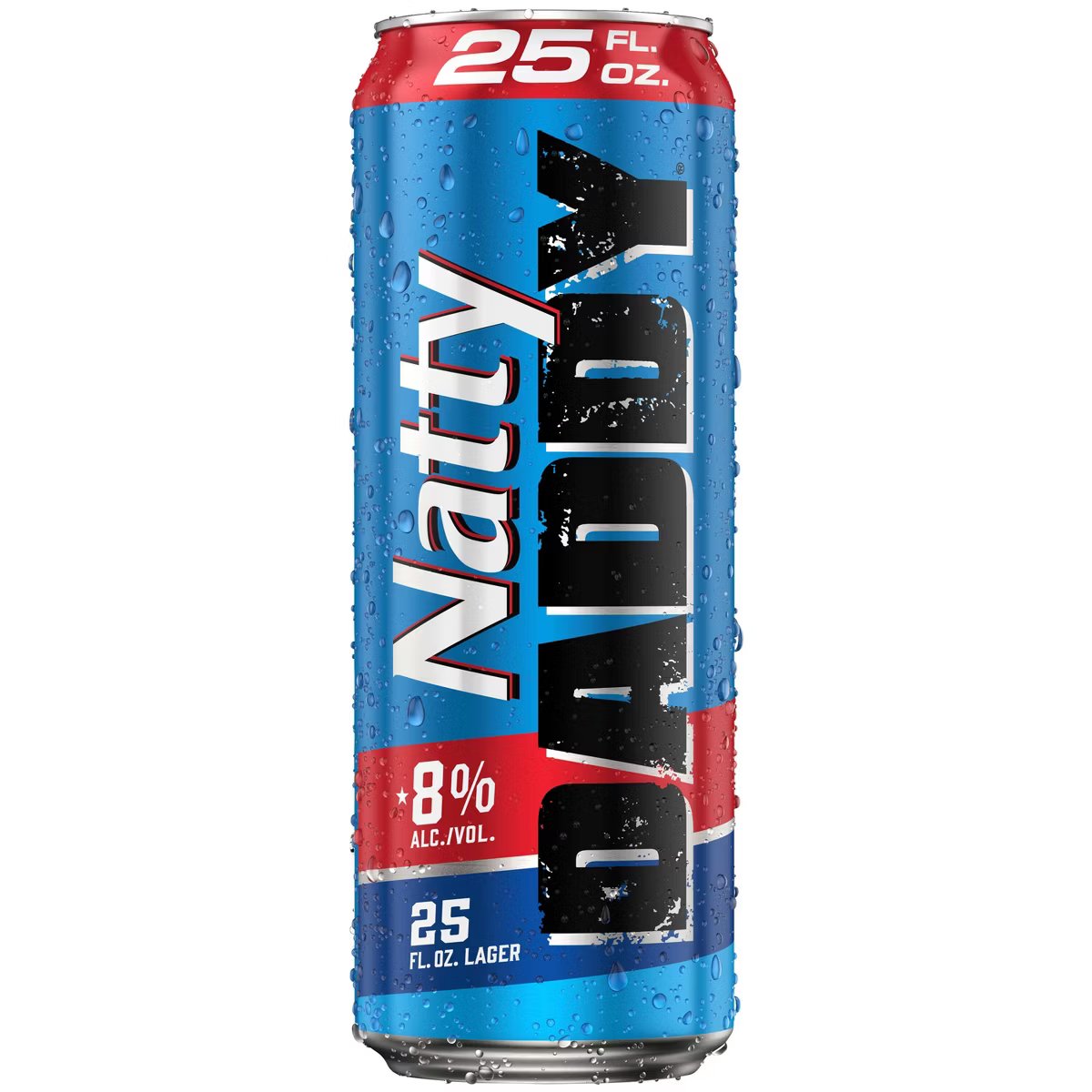 Natty Daddy Lager Beer - 25 fl oz Can, 8% ABV