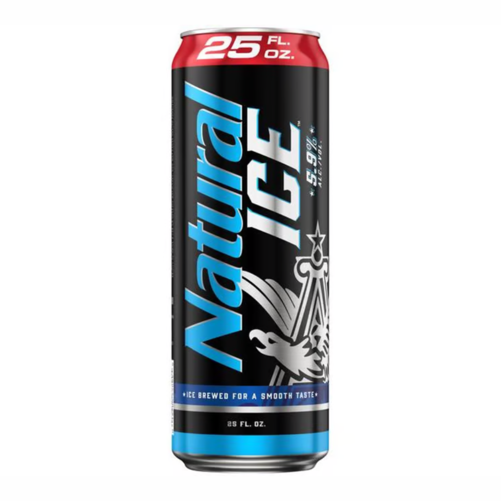 Natural Ice Lager Beer, 25 fl. oz. Can, 5.9% ABV