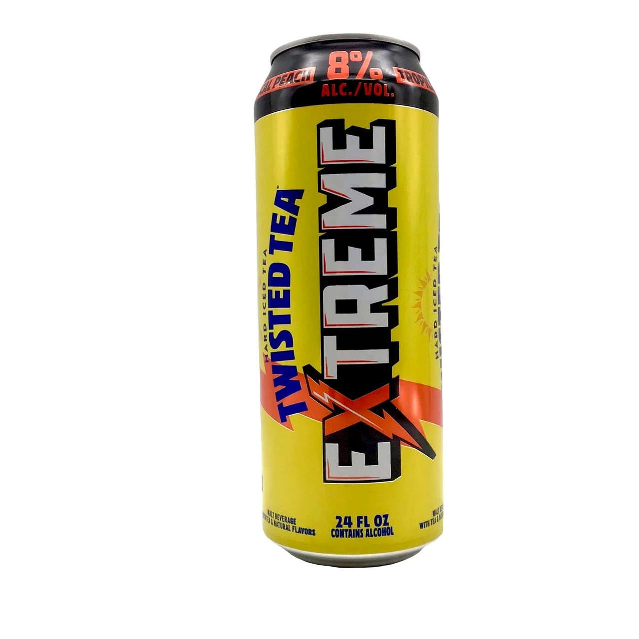 TWISTED TEA EXTREME TROPICAL PEACH 8% 24oz. Can