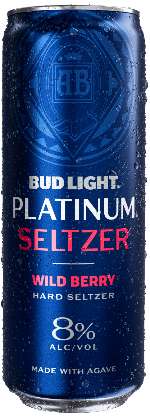 Budlight Platinum Seltzer Wild Berry 24oz